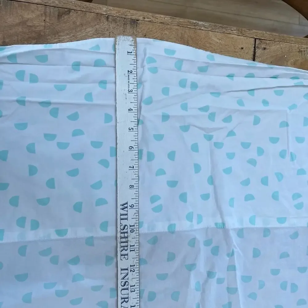 Crate & Barrel Kids Organic Cotton Twin Size Sheet Set Half Moon